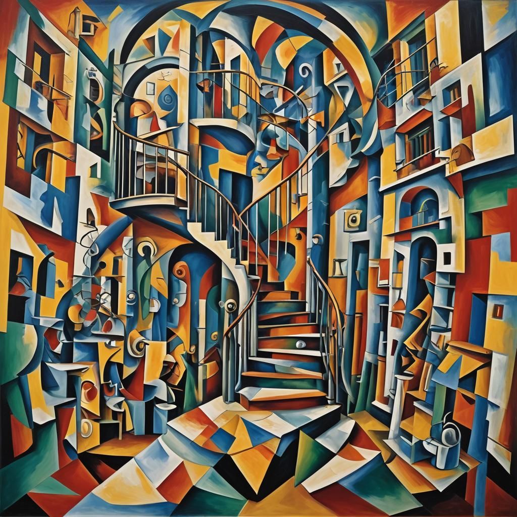 The Town Stairs  by @Mason