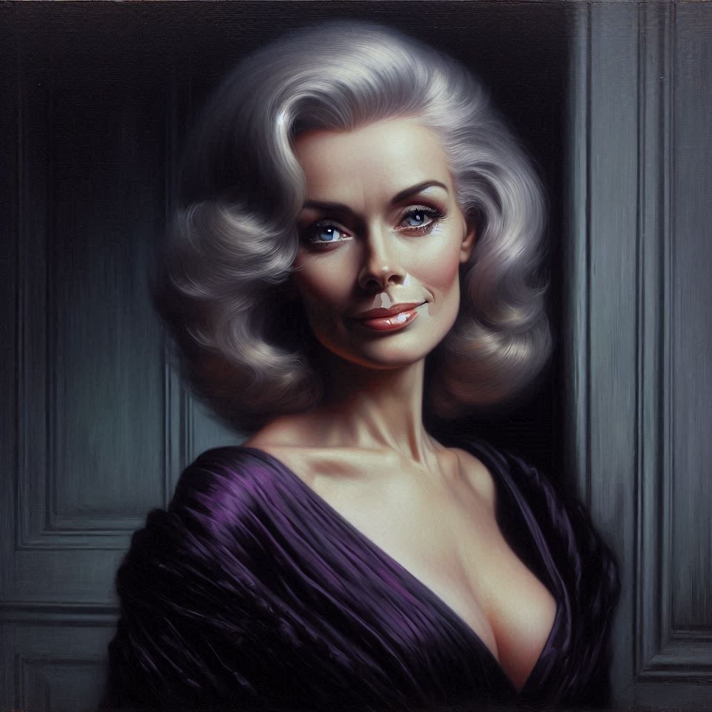 She stands in beauty.