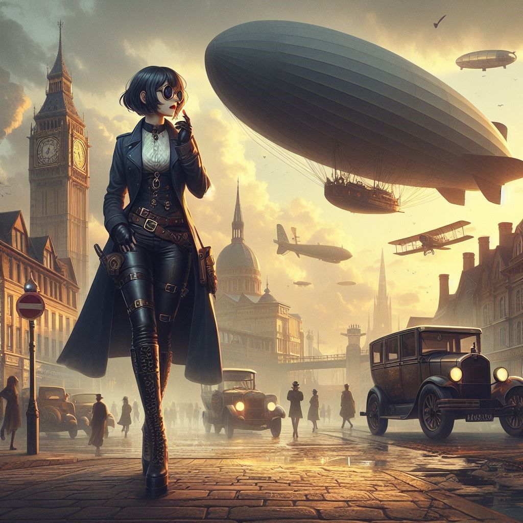 Walking down the street