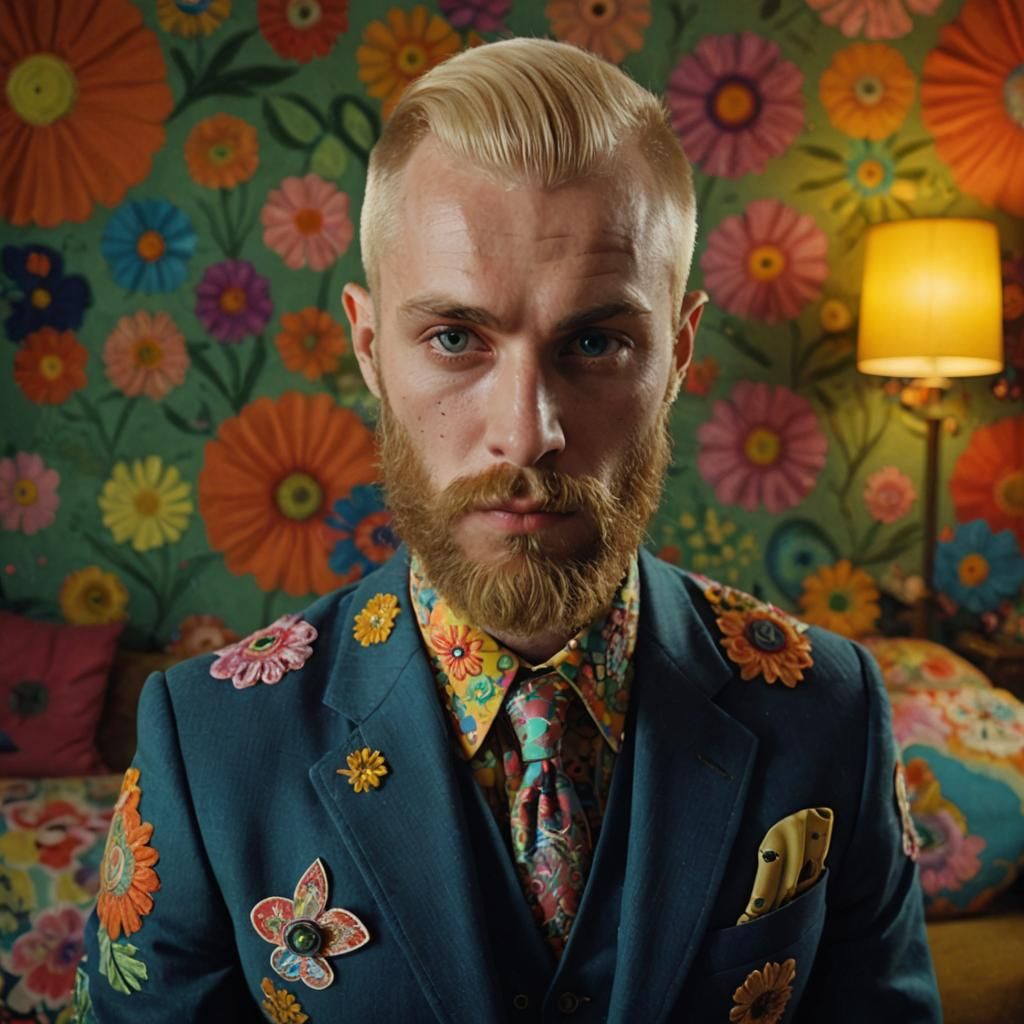 Handsome masculine man