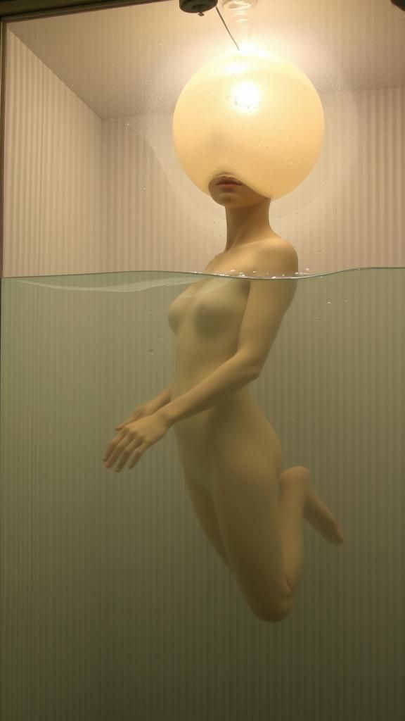 Surreal Underwater Illusion in Pataphysical Style