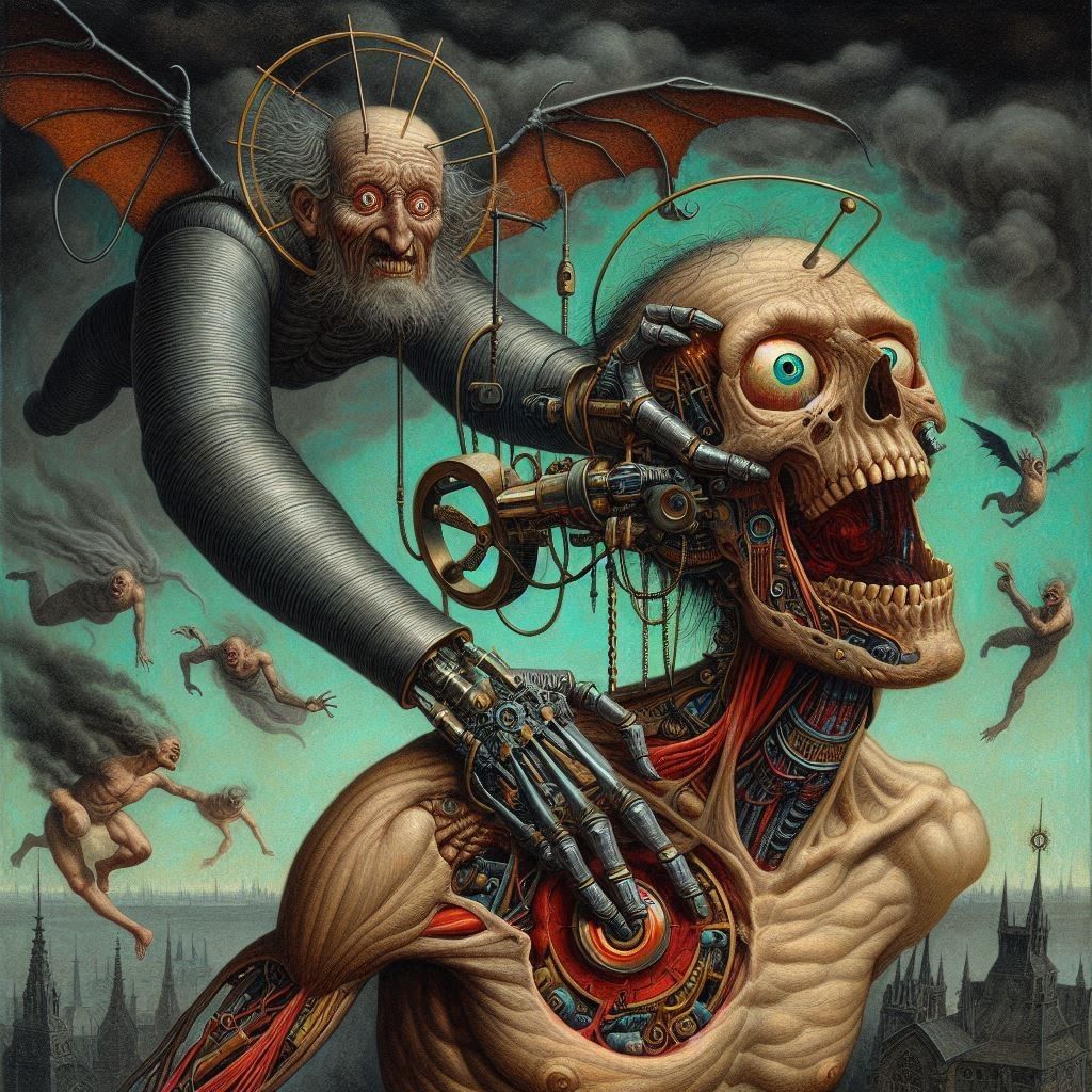 The machine is no longer an excrescence or a protruberance of man – it is man who is now merely the organ of the machine