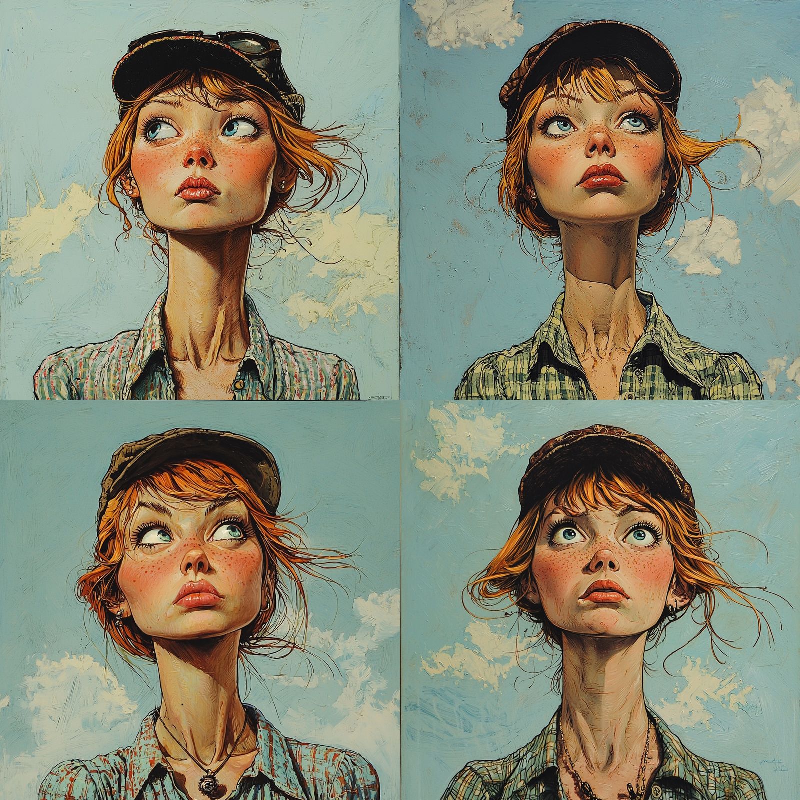 Expressions in style of Bill Watterson