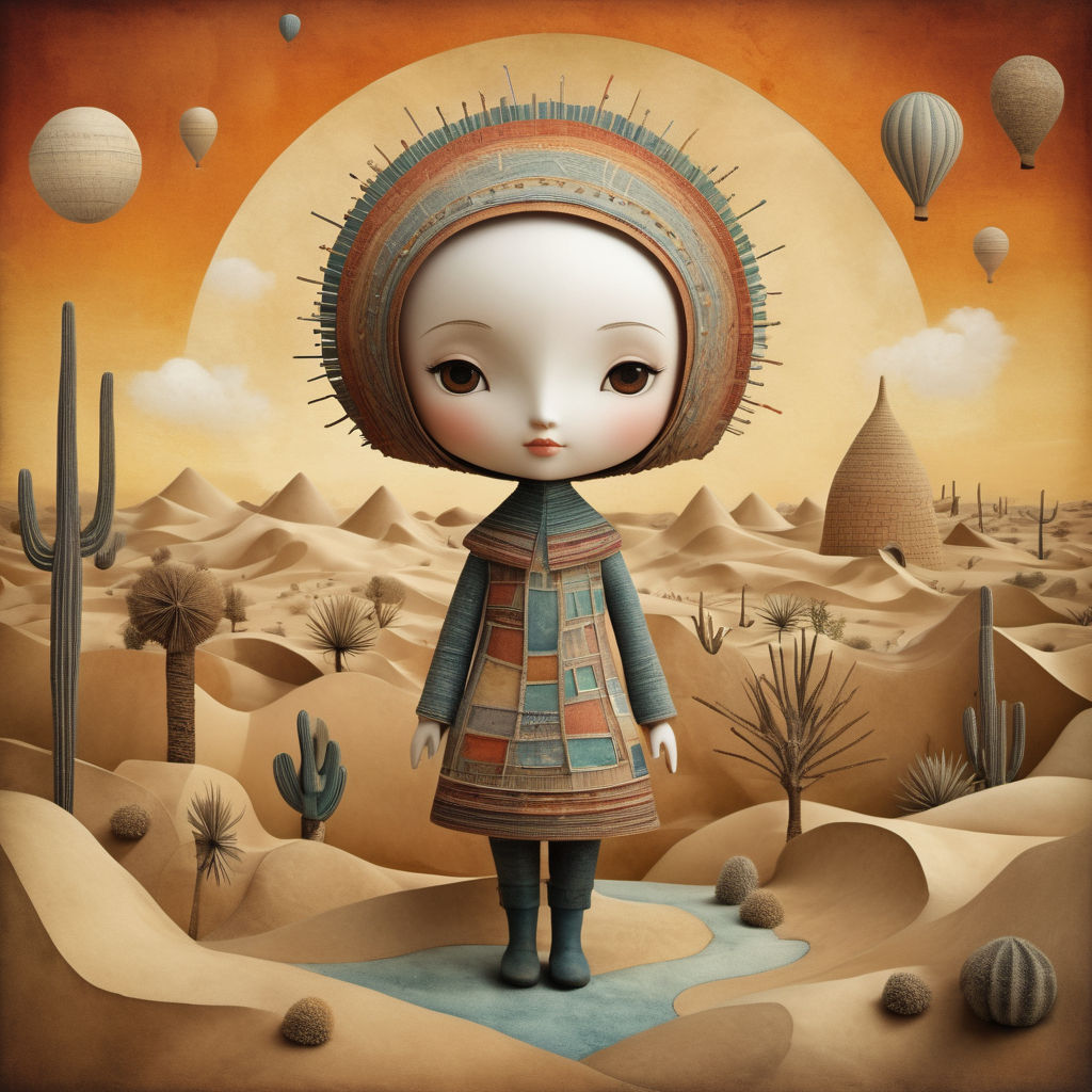 Whimsical Desert - AI Generated Artwork - NightCafe Creator