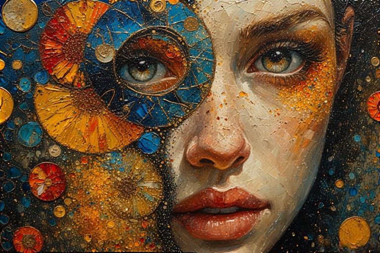 Portrait: Homage to Gustav Klimt