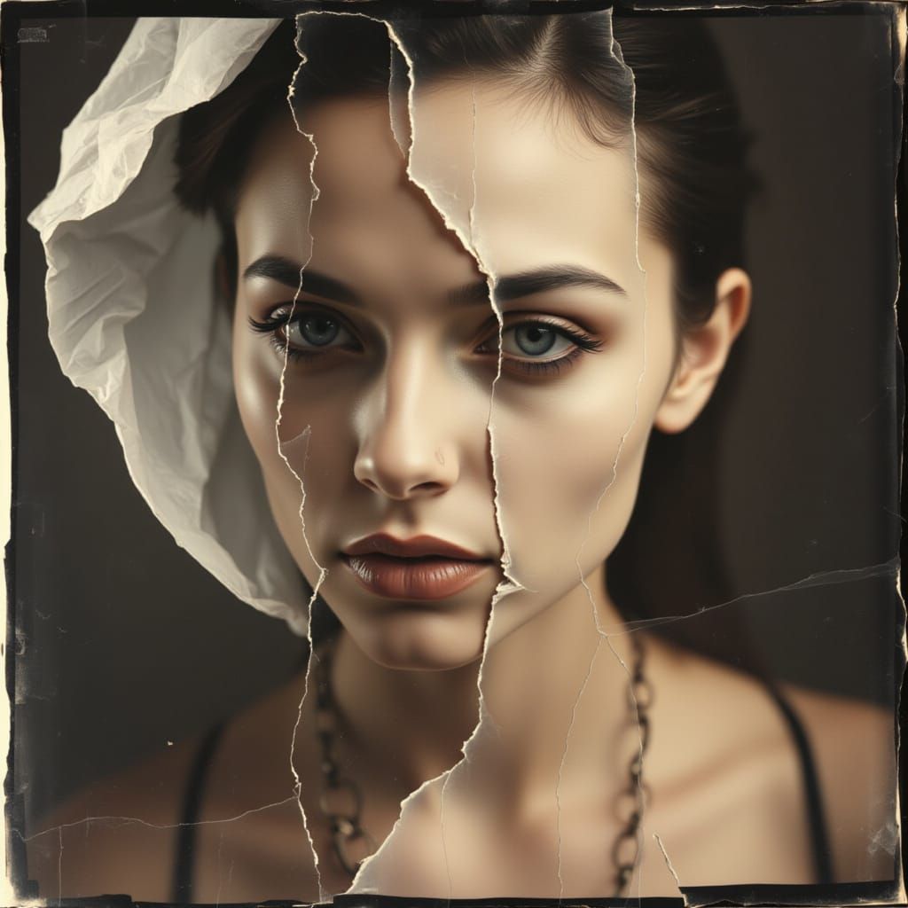 <lora:AW Broken Photo:1.0>