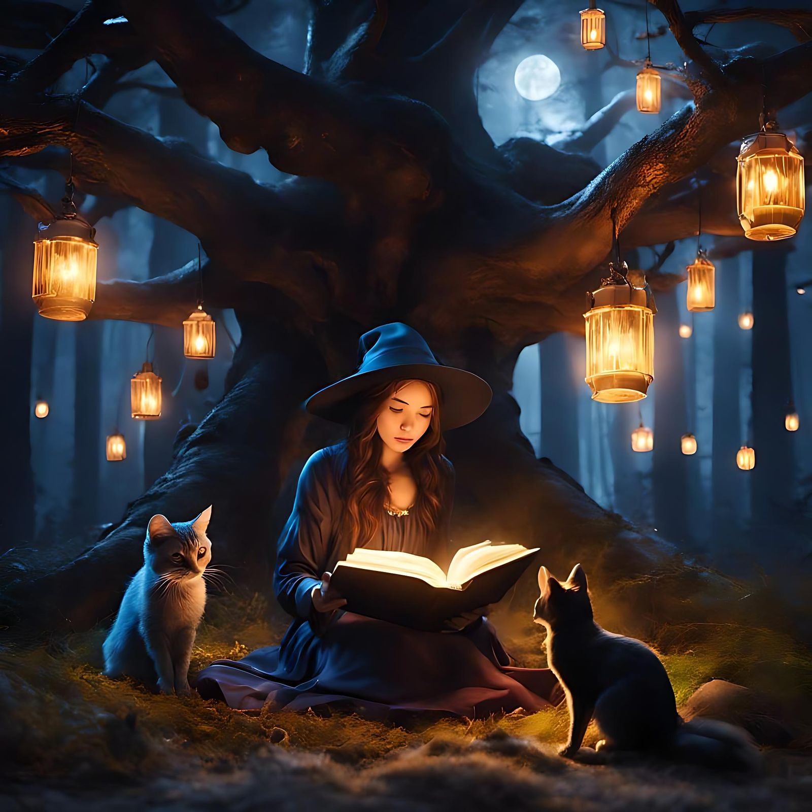 Candle Light Grimoire  by @Schmooz