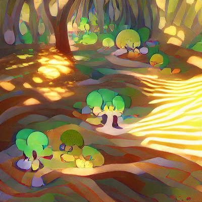 Sunlit grove