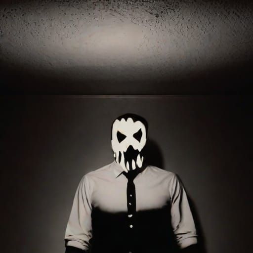 Very creepy images I just uploaded of an evil jester