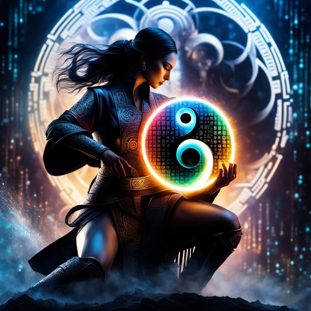 the Taiji Duality symbol, (yin & yang)