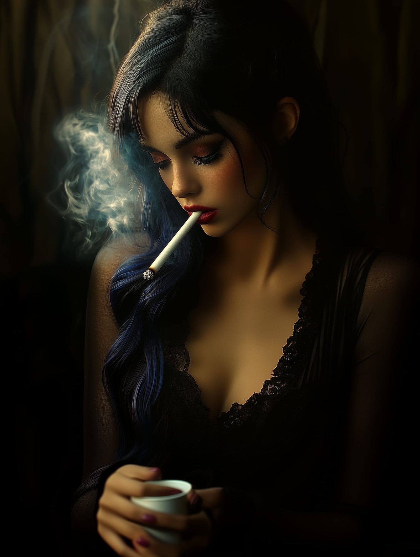 Morning Coffee and Cigarette