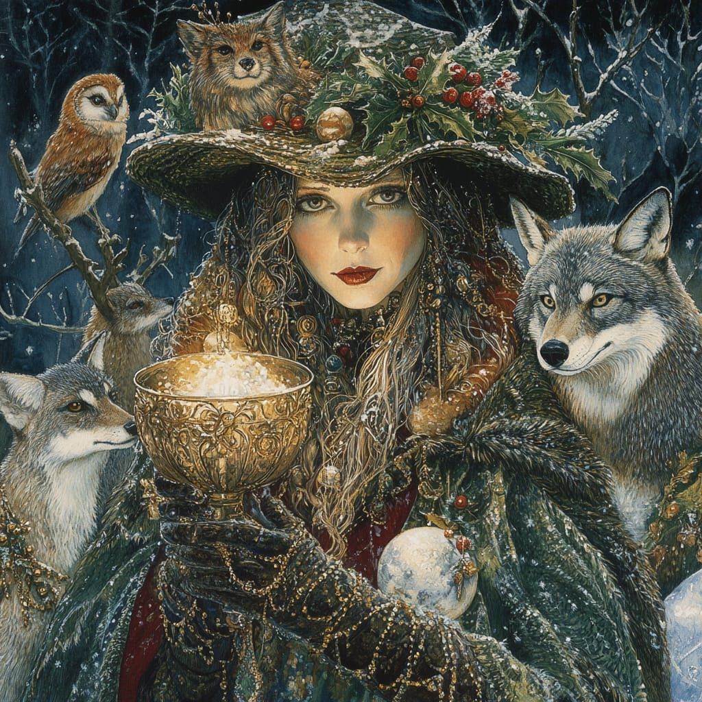 Winter Solstice Ceremonial Chalice  by @EL