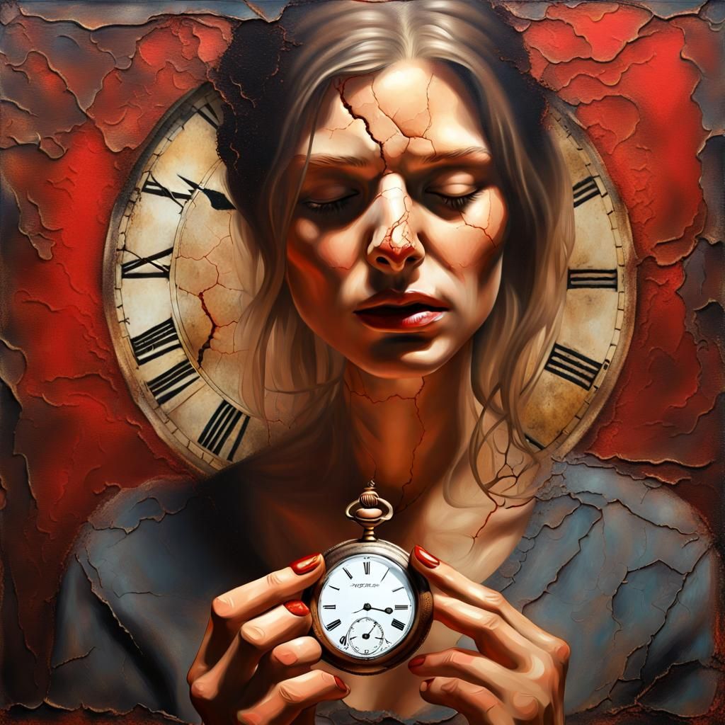 TICK TOCK BRUNETTE 16 - AI Generated Artwork - NightCafe Creator