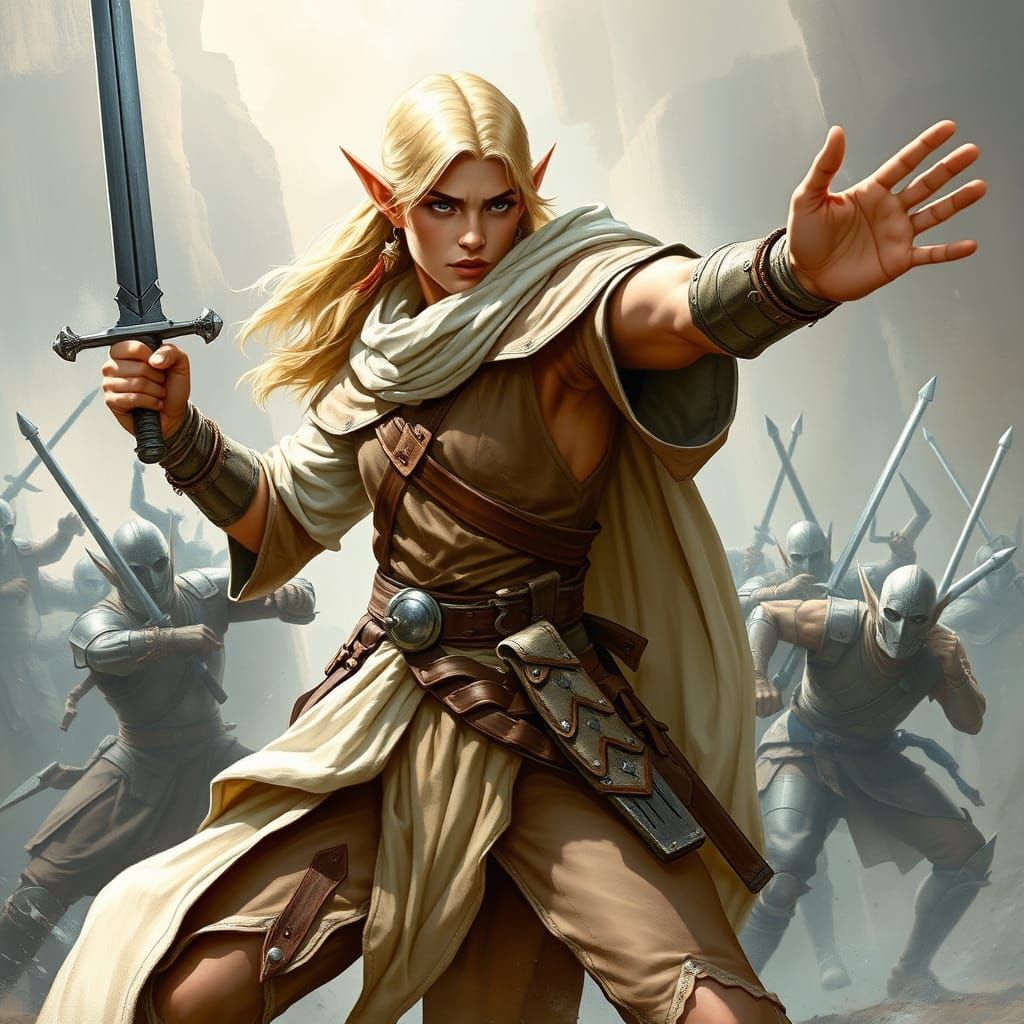 Elven Psi-Warrior too.