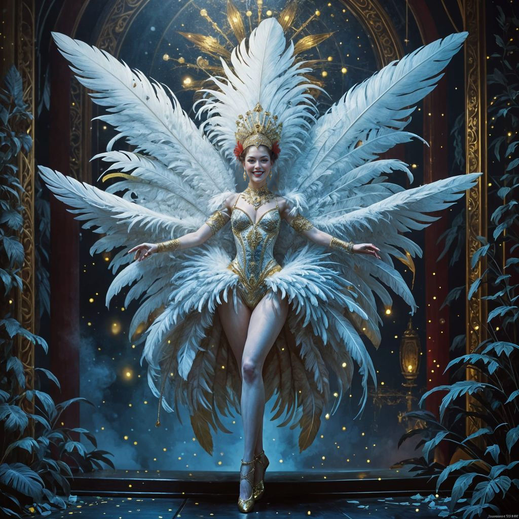 Las Vegas Showgirl  by @Hek