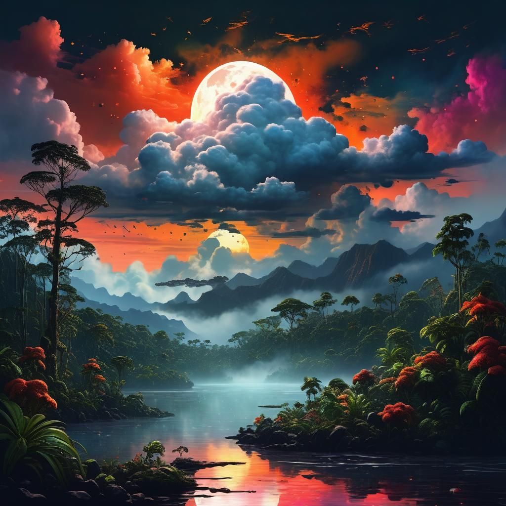 Dreamy River  by @Dippedut