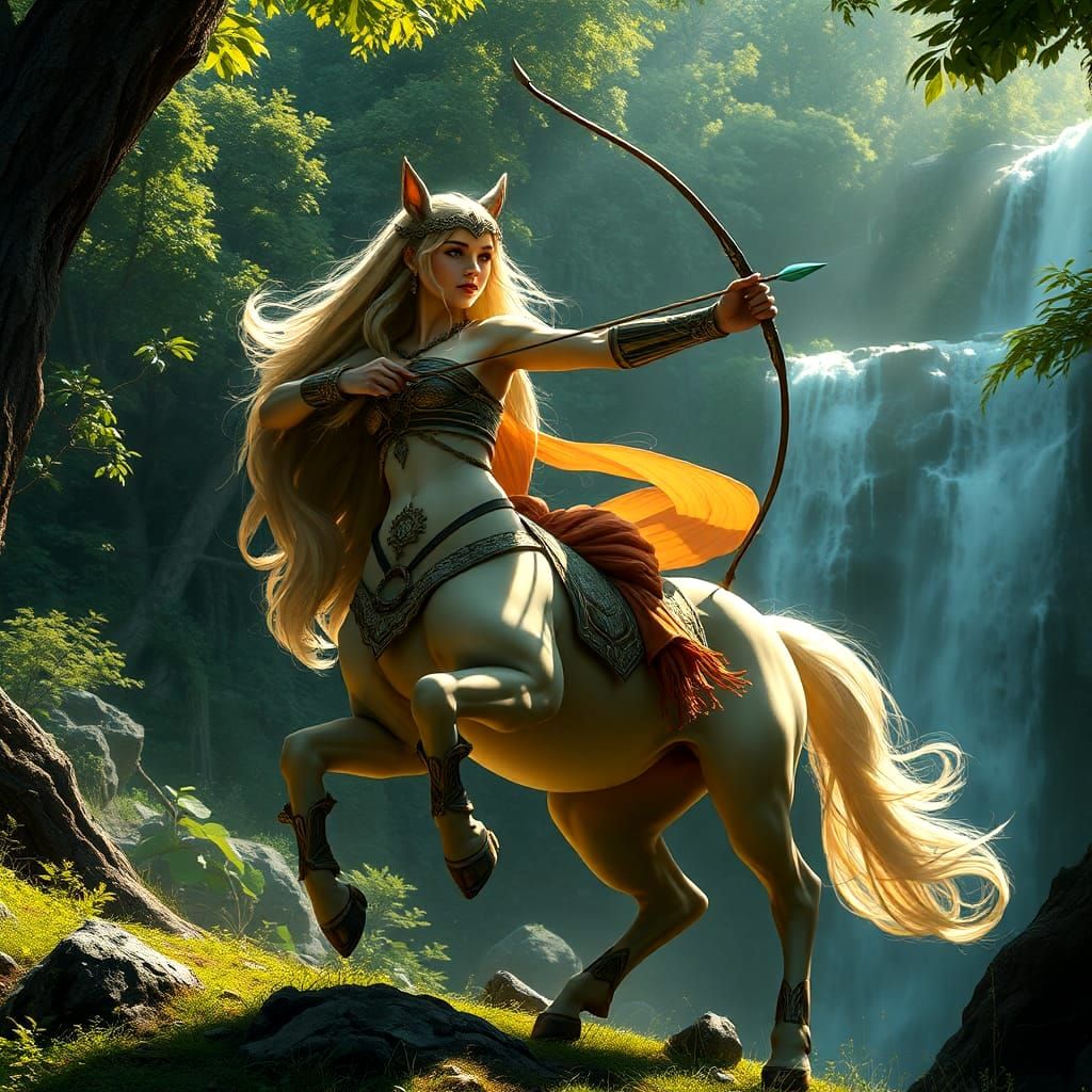 Centaur archeress   by @Neverland