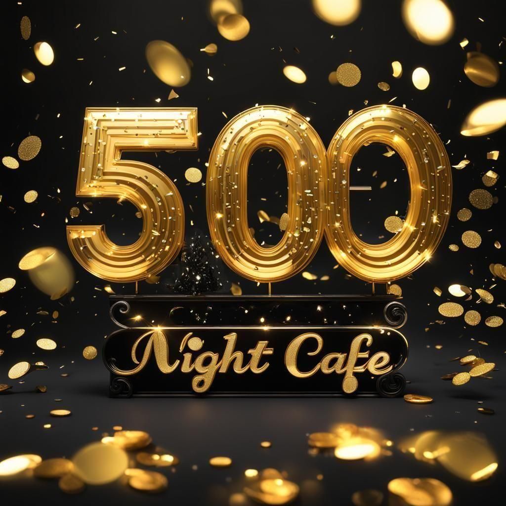 Congratulations Night Cafe on 500 Daily Challenges