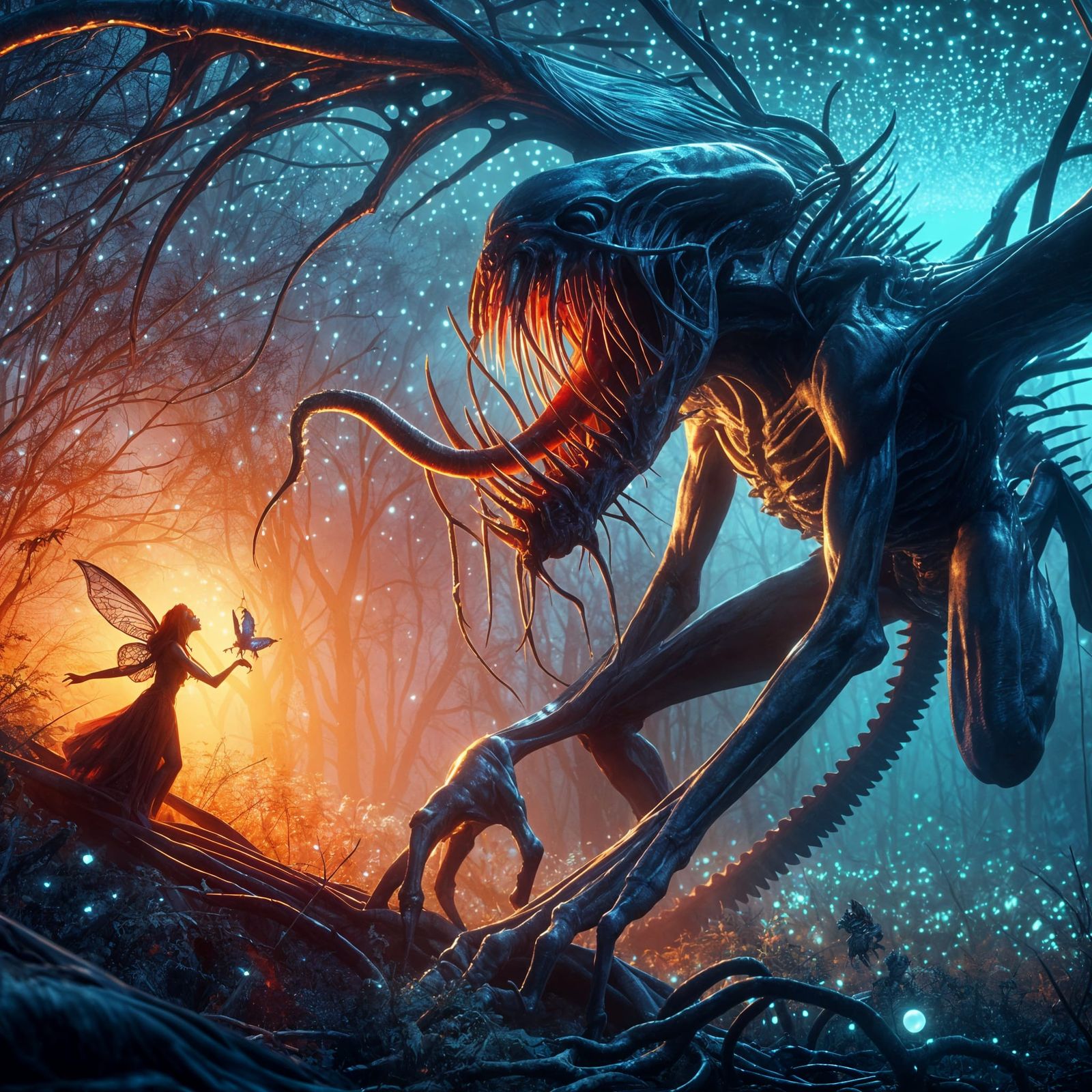 a terrifying encounter