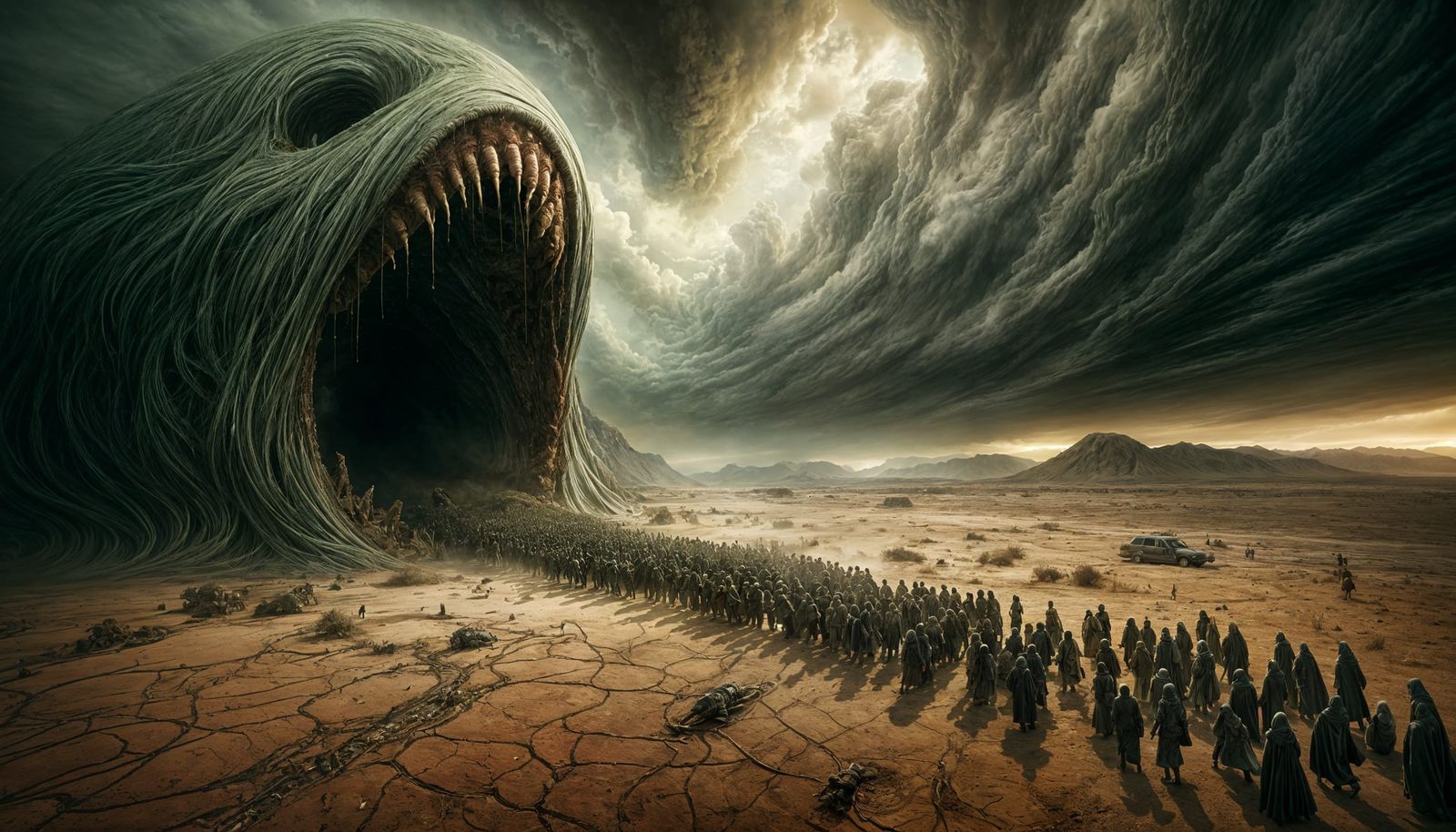 The group feeds the monster