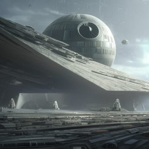  the death star in star wars   by @someone22