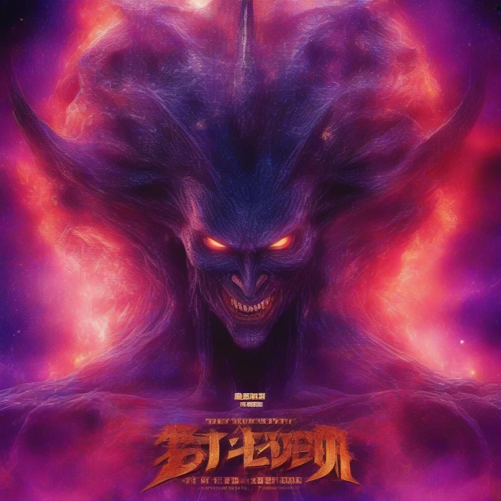 Spooky movie title like art creations of my pure evil origin...