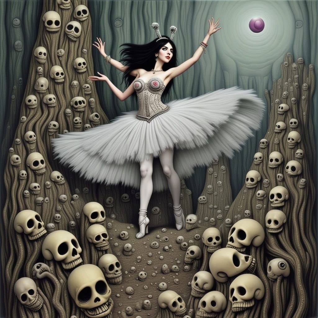 <lora:HEXEN HOLLOW:1.0> Dystopias last dancer