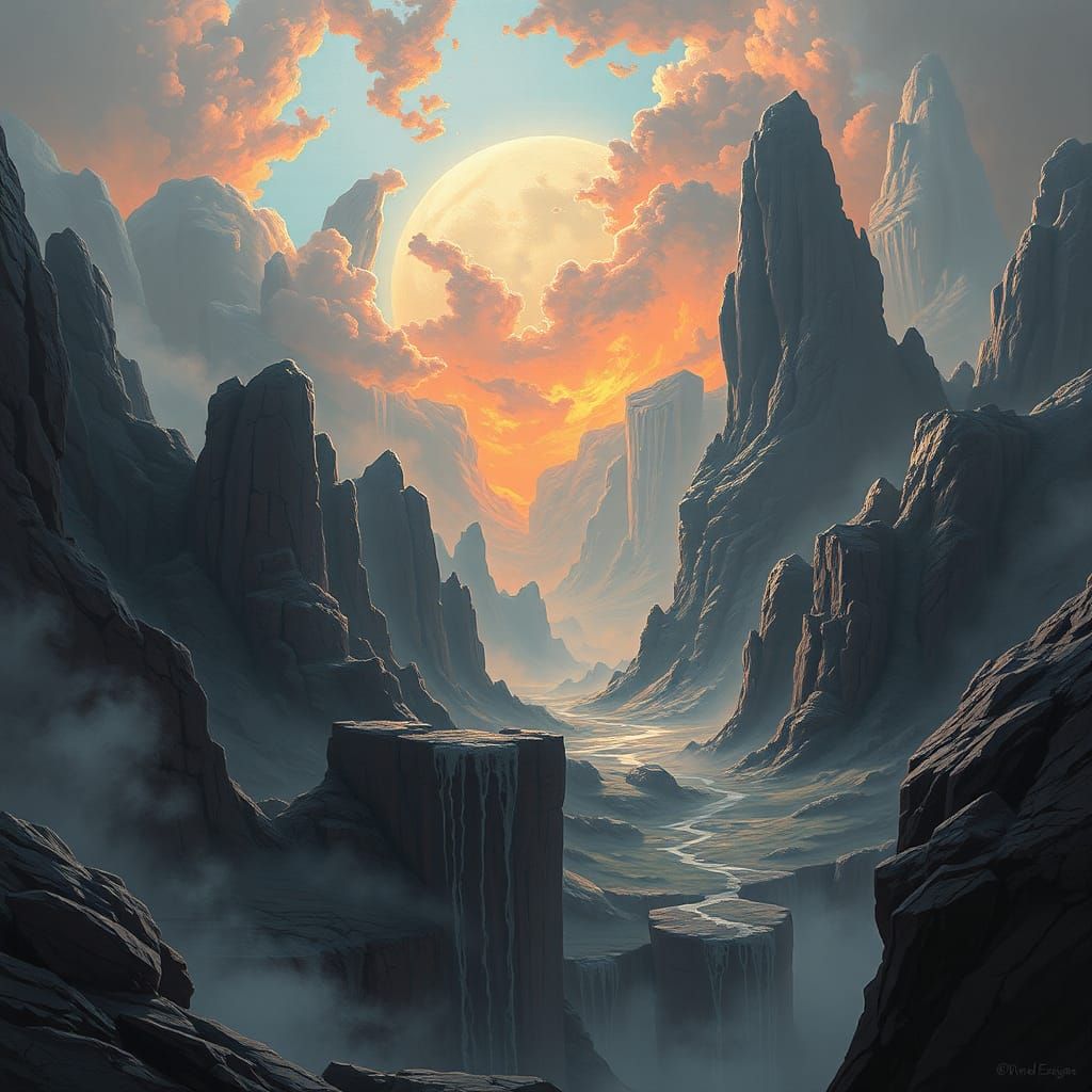 Colorful Universe: A Fantasy Concept Art