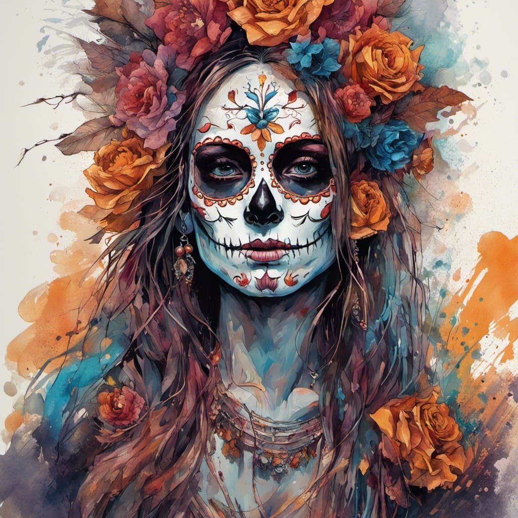 Día de los Muertos ~ Day of the Dead ~ #003  by @Creative Digital Artist