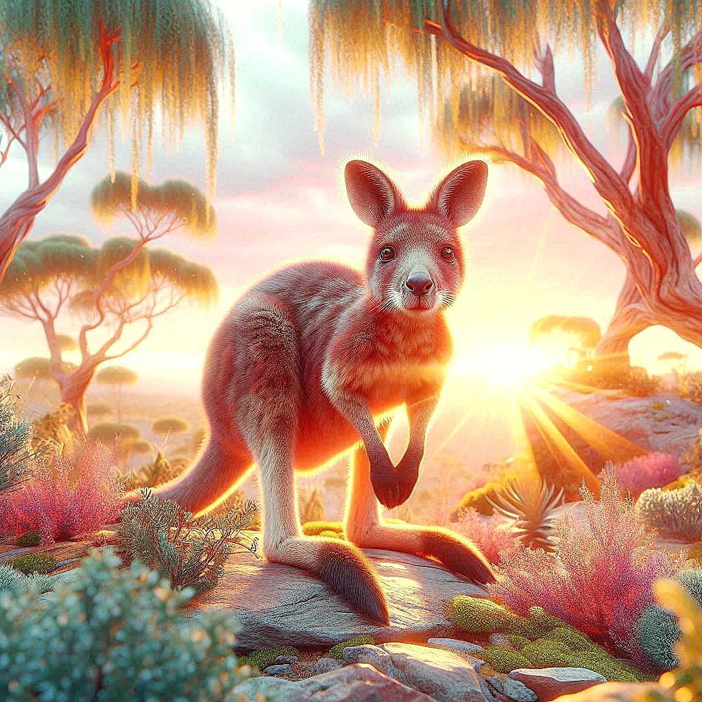 QUEENSLAND-FELSKÄNGURU (Petrogale inornata) ist eine Beuteltierart aus der Familie der Kängurus (Macropodidae).