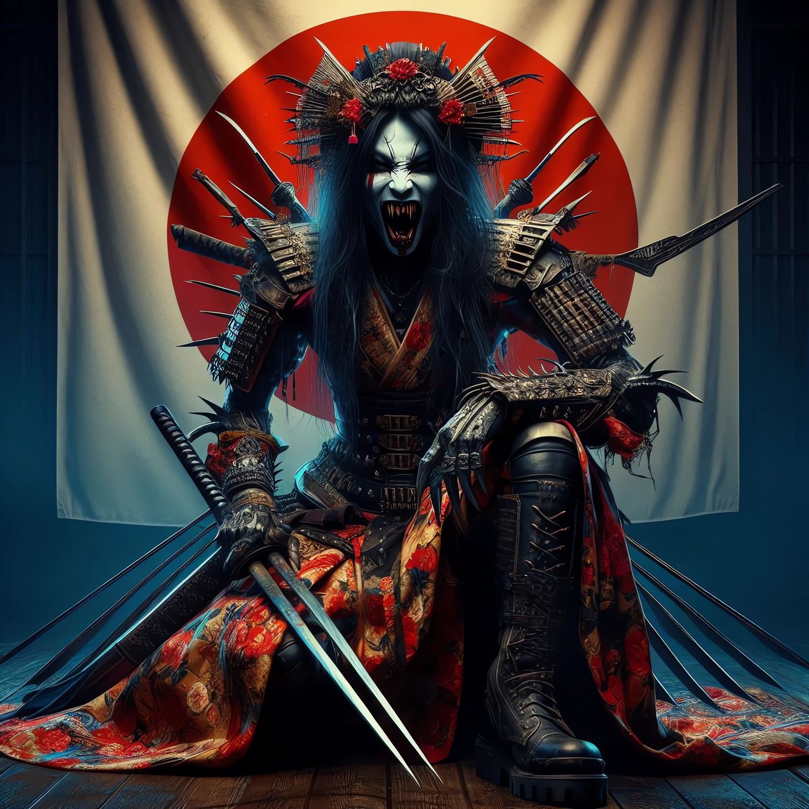 Evil samurai