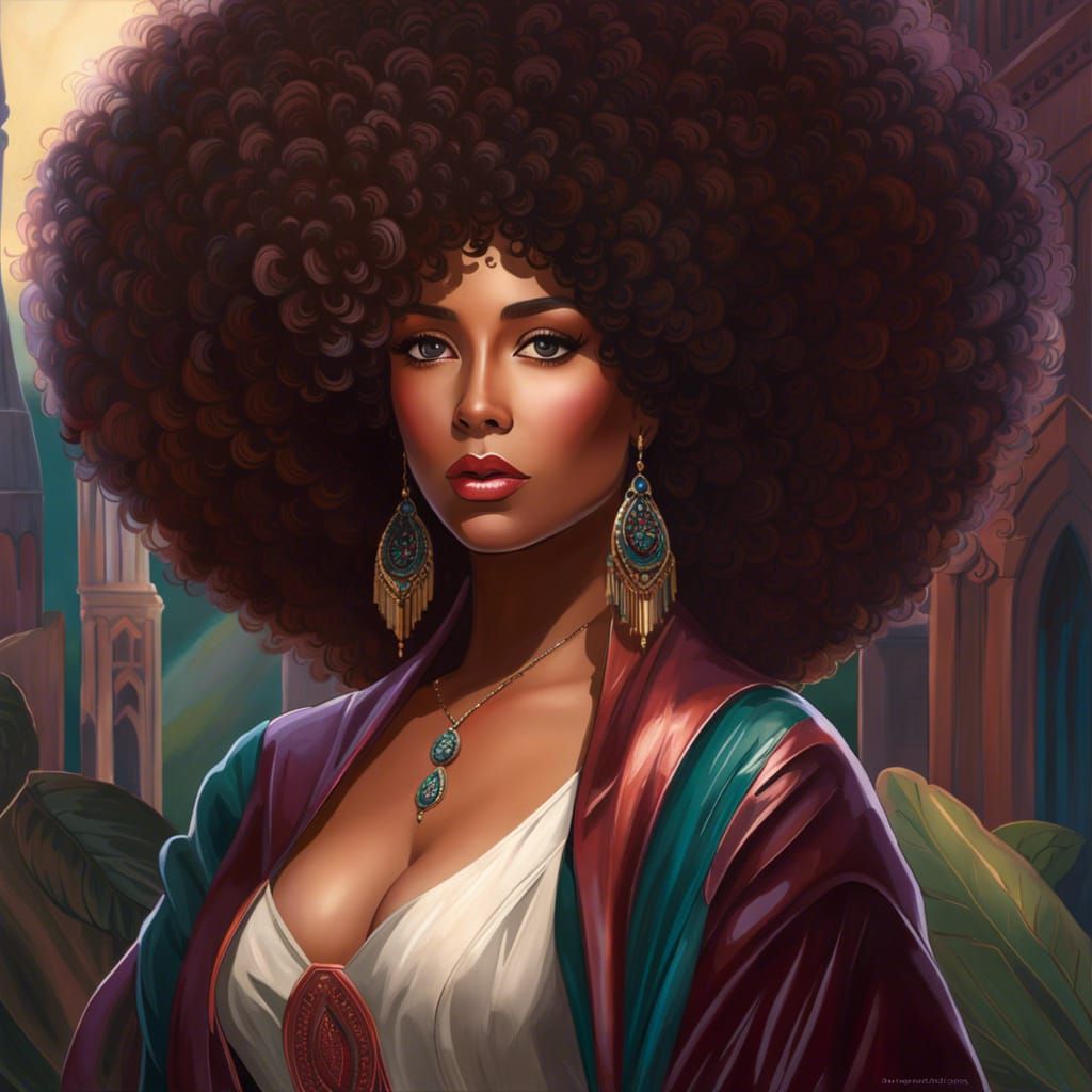 Afrolatina! - AI Generated Artwork - NightCafe Creator