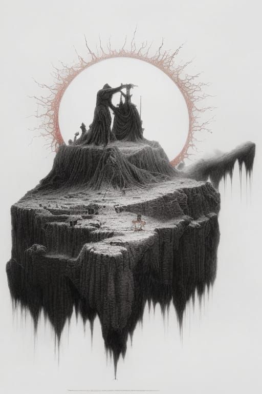 Dante Inferno Dan Mumford Gustave Doré Greg Rutkowski Zdzisł...