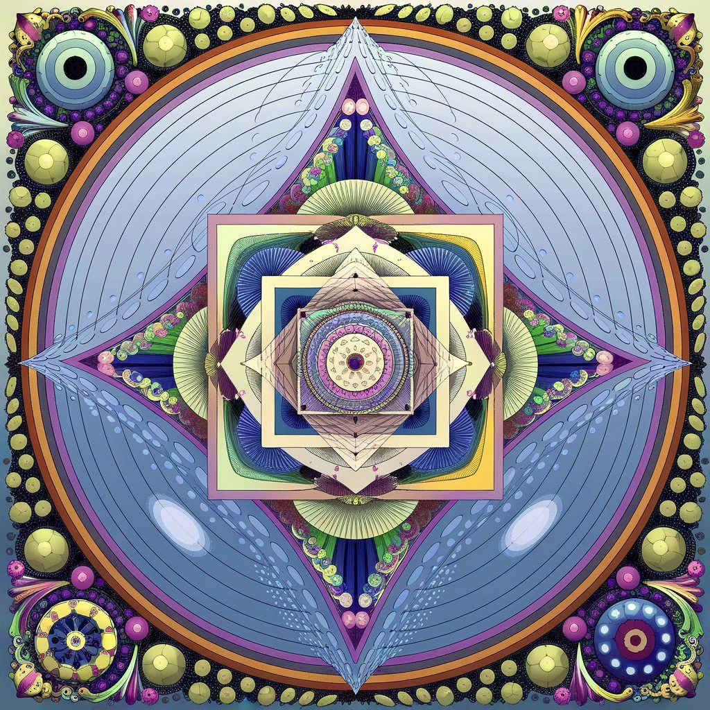 Sacred Geometrical pattern of sound frequency.