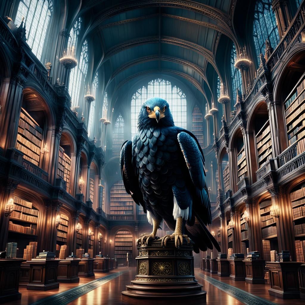 Hawk house Library