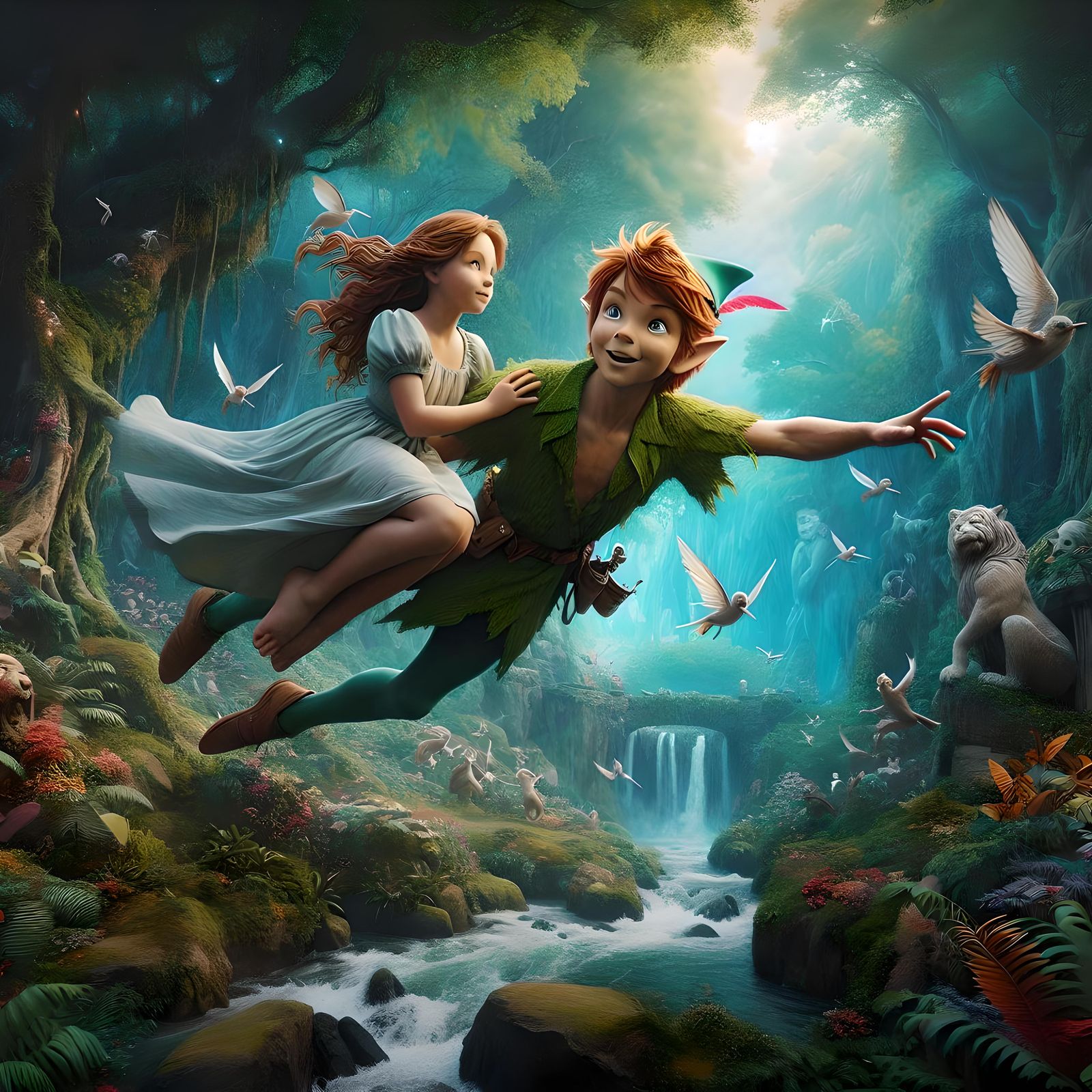 Peter Pan and Wendy