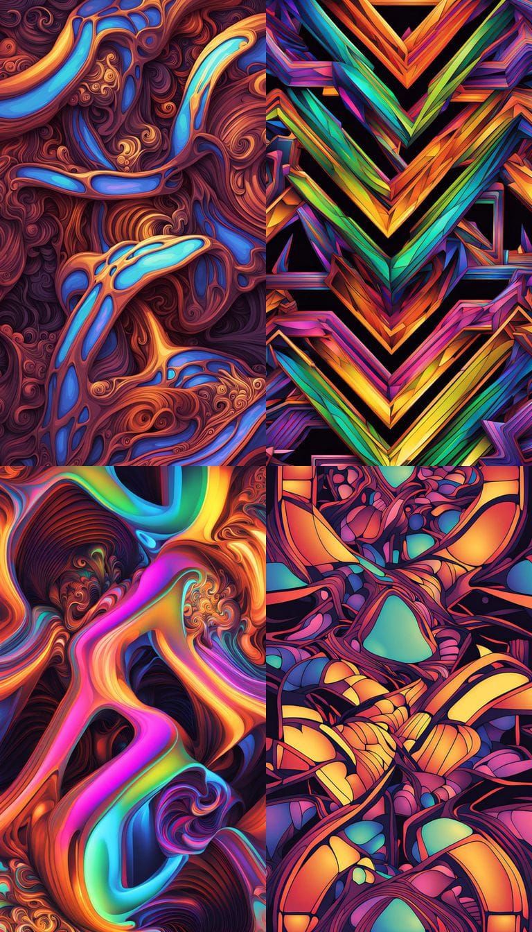 Extrapolate and Illustrate Four Separate Distinct ... - AI Art