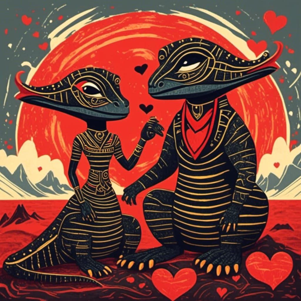 <lora:Cleopatras Gold:1.0> I lava you 