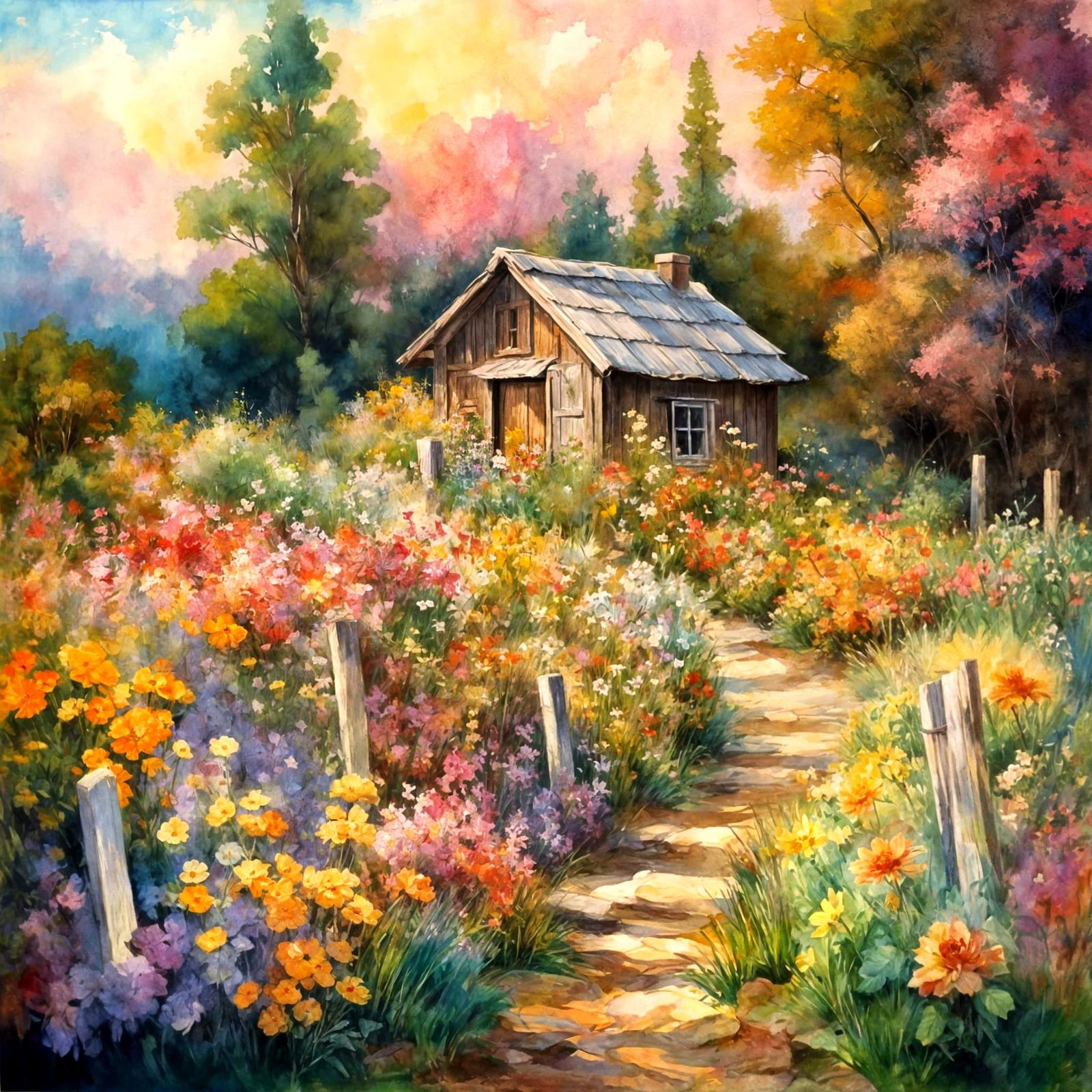 Garden shed  by @Sherkhal