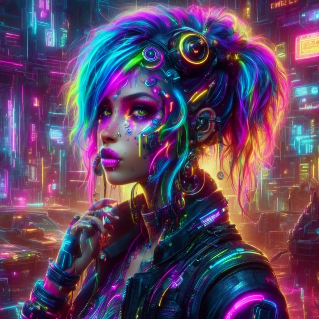 Cyberpunk Pixie