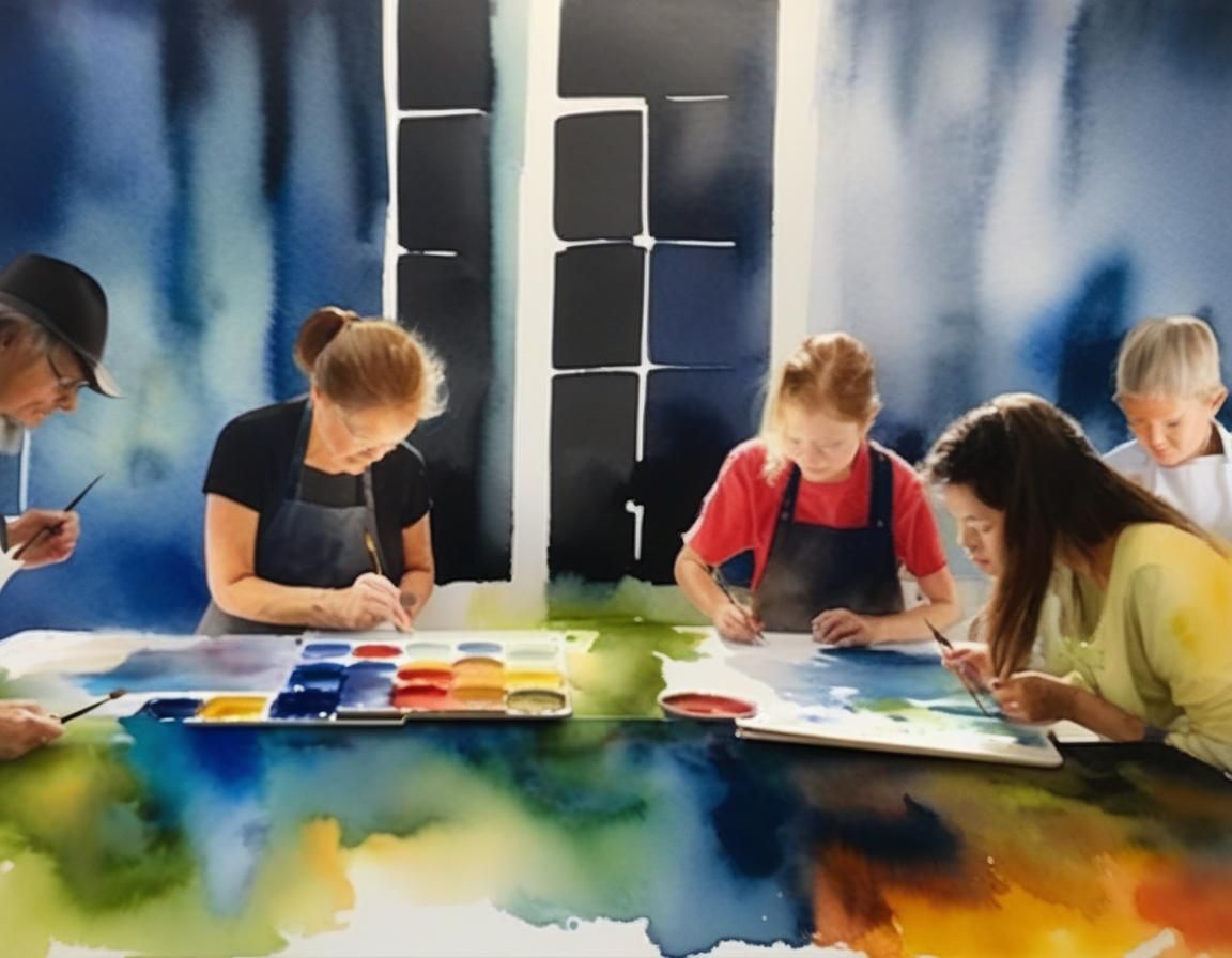 PROfessionals at Work, painter in studio