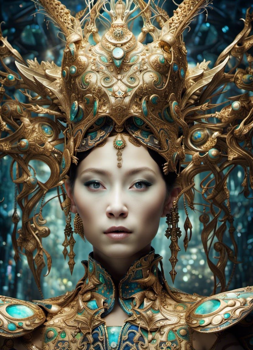 Portrait of an intergalactic elf   by @ArtByAj