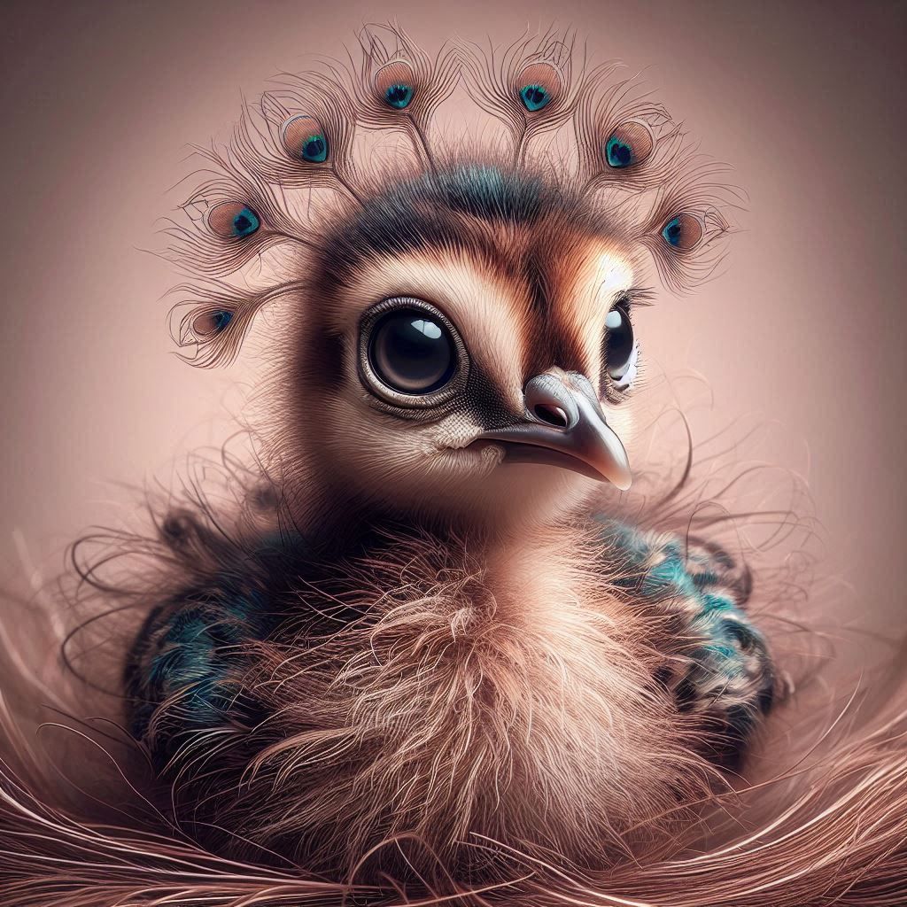 Baby Peacock II