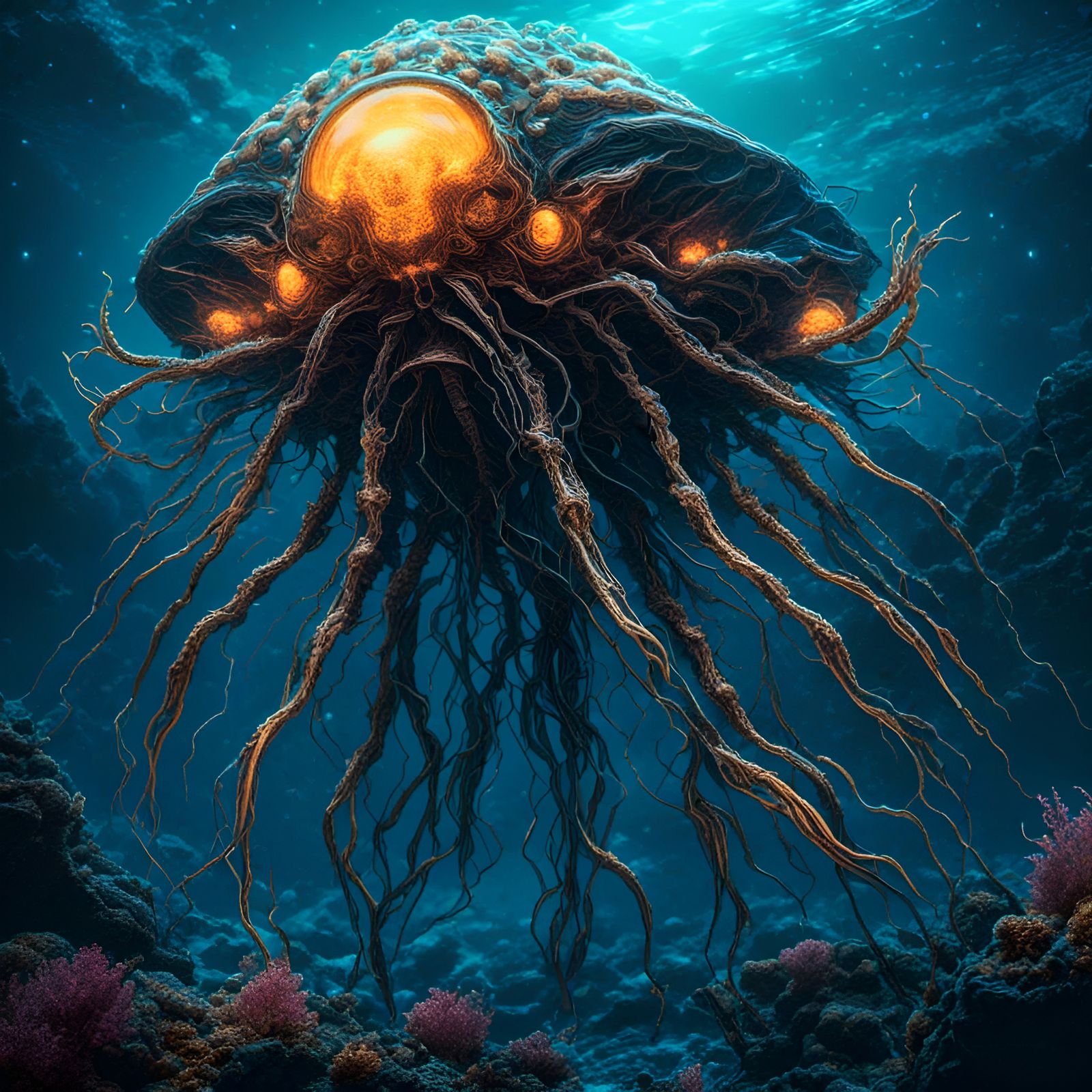 Life on an alien deep seafloor.
