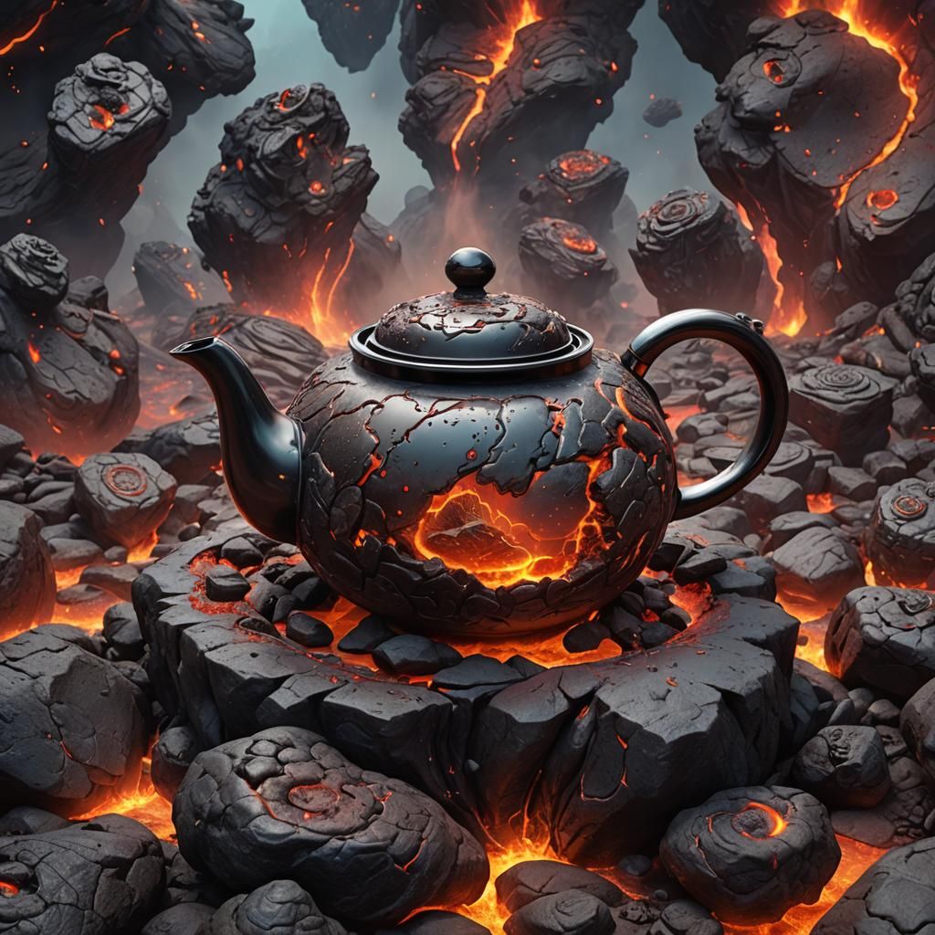 Lava tea pot 