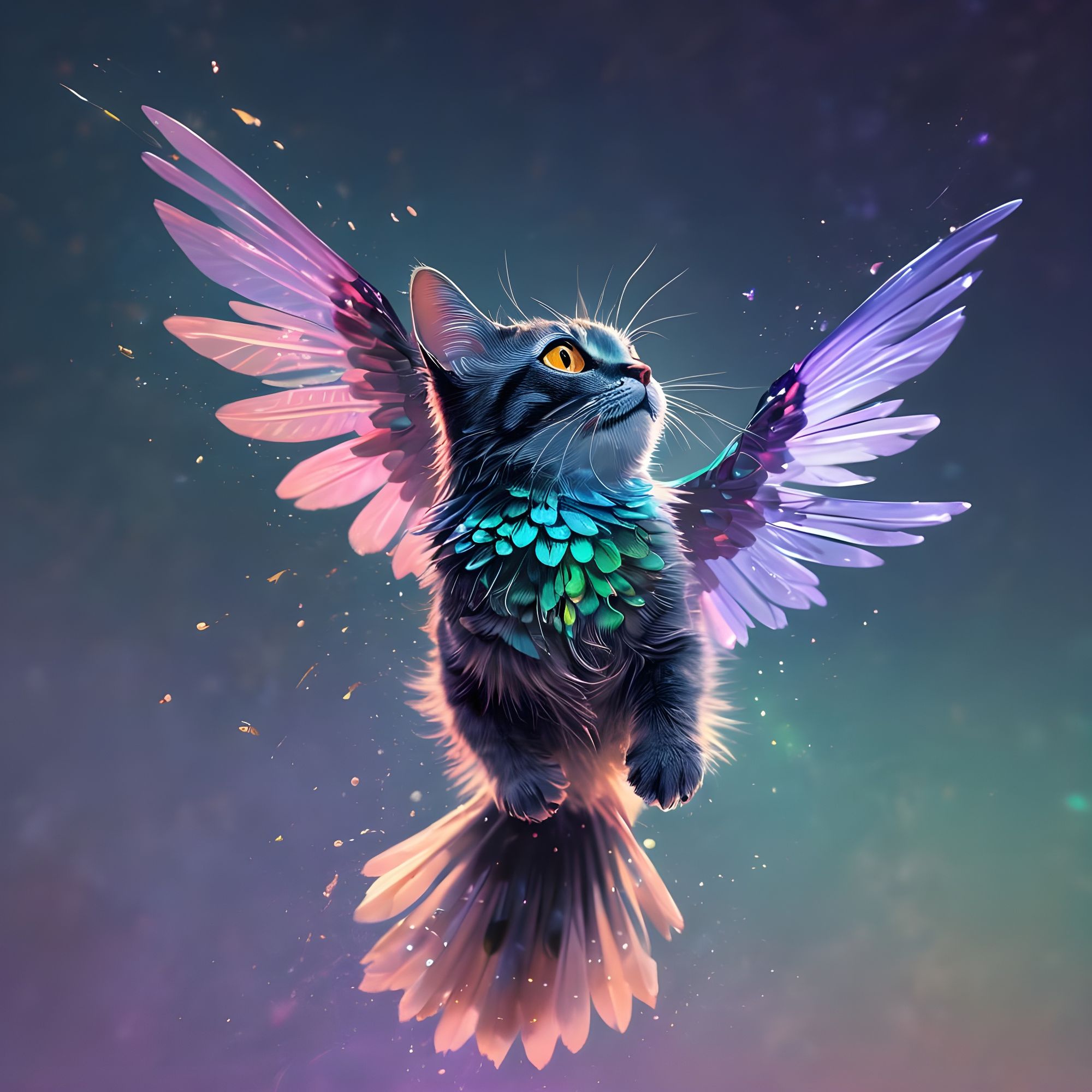 The Hummingcat of Catatopia