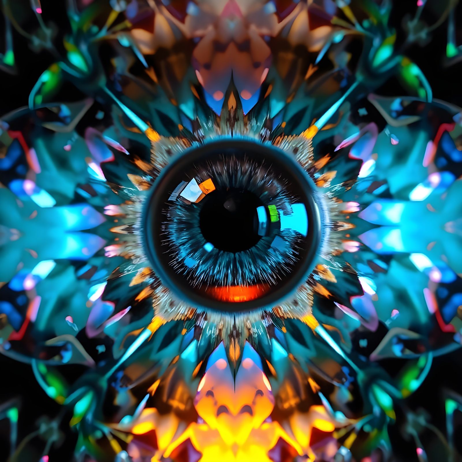 kaleidoscope eye   by @AI Armand 