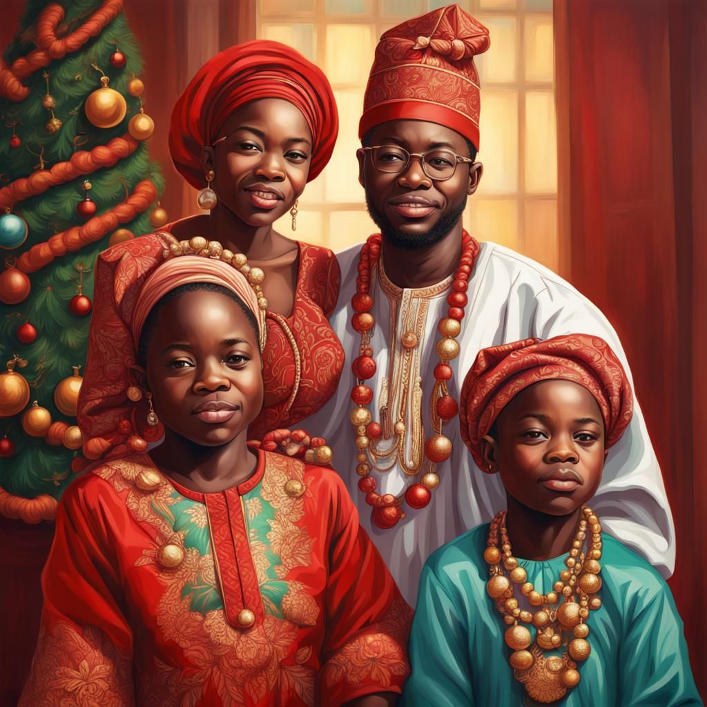 CHRISTMAS TRADITIONS AROUND THE WORLD - DAY 8 - Nigeria - AI Generated ...