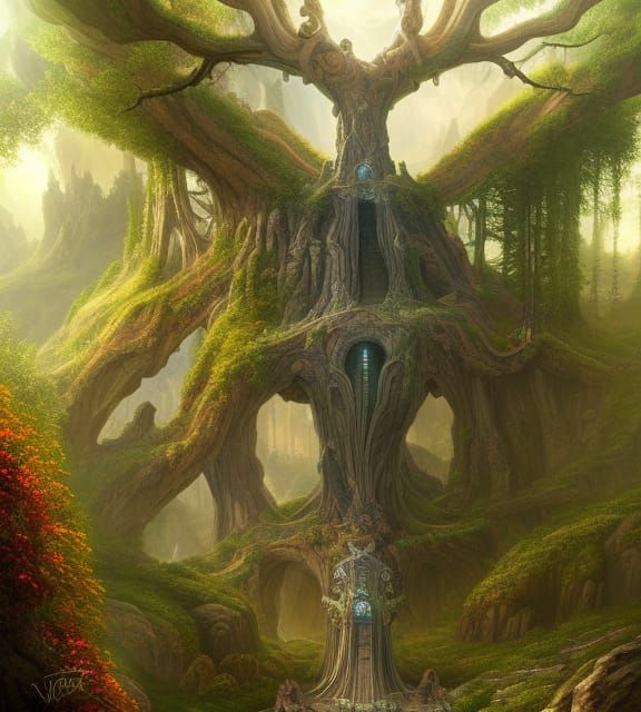 Fantasy Forest Ruins