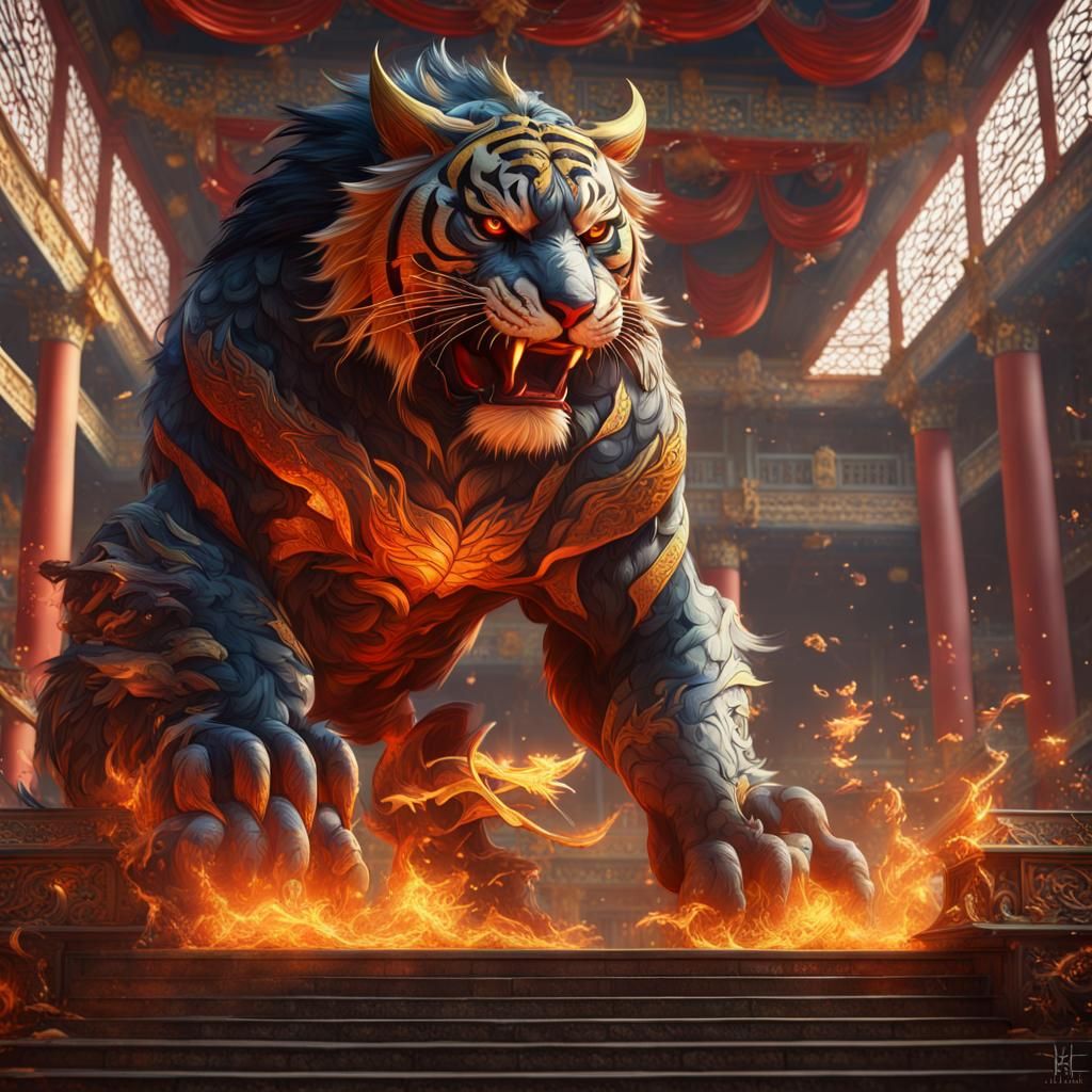 Tiger demon  by @JFT97